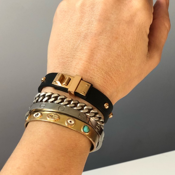 hermes mini dog bracelet